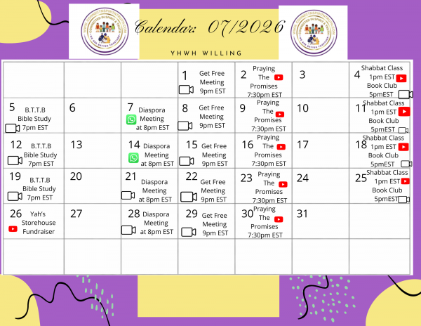 Monthly Calendar